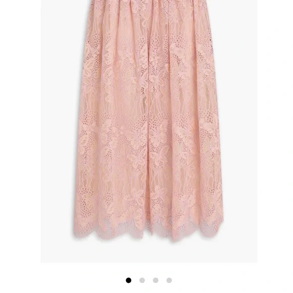 Zimmermann Women's Pink Lace Midi Skirt - Picture 1 of 2
